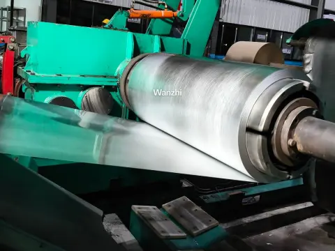 Hot-dip galvanized coil production line