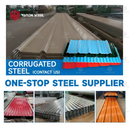 Stainless steel trapezoidal sheet