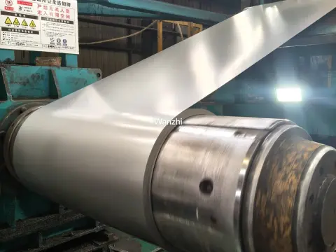 Zero spangle Zinc-coated steel coil production