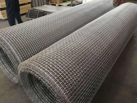 Woven Crimp Mesh with Cutting Service