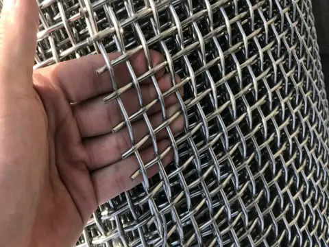 Woven Crimped Metal Vibrating Screen Mesh
